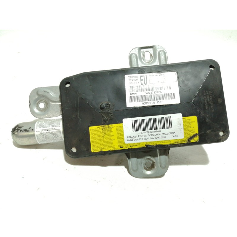 Recambio de airbag lateral derecho para bmw serie 3 berlina (e46) 320d referencia OEM IAM 553740970068 348217438097 