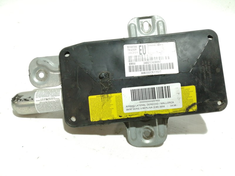 Recambio de airbag lateral derecho para bmw serie 3 berlina (e46) 320d referencia OEM IAM 553740970068 348217438097 