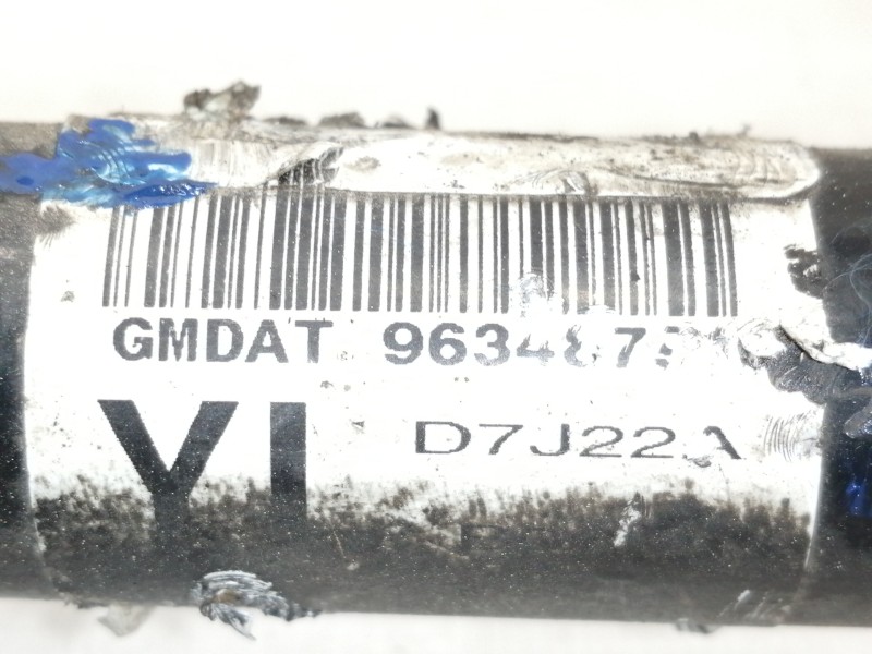 Recambio de transmision delantera derecha para chevrolet aveo lt referencia OEM IAM 96348791 CON ABS 