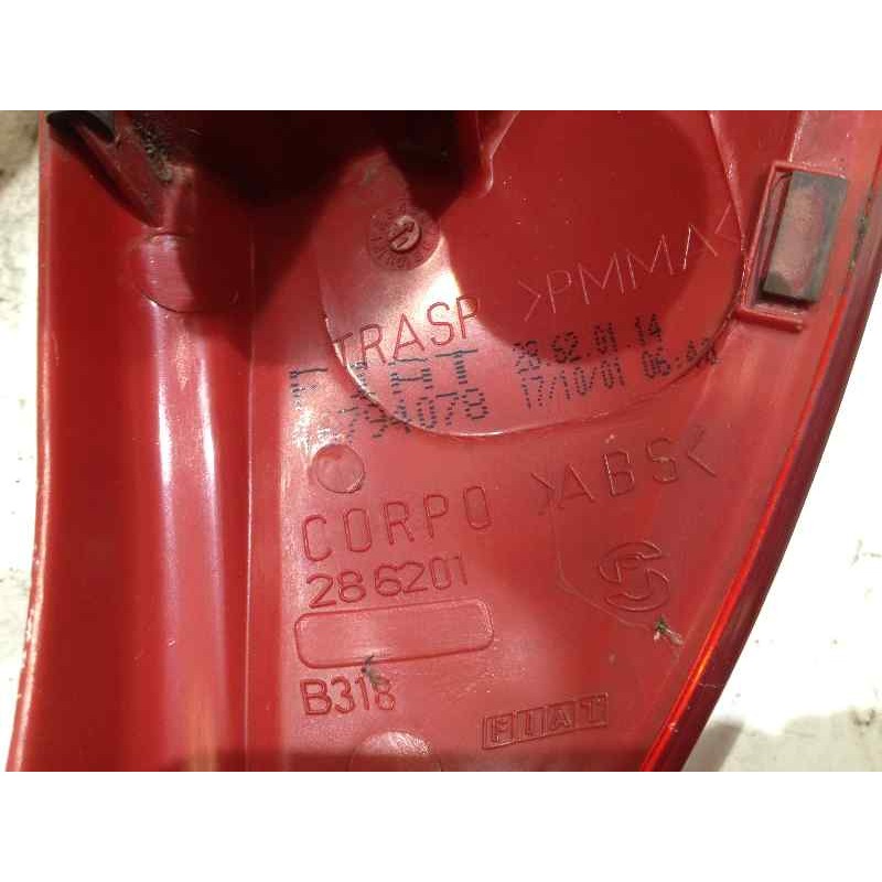 Recambio de piloto trasero derecho para fiat punto berlina (188) 1.9 d active/el (i) referencia OEM IAM 794078 794078 