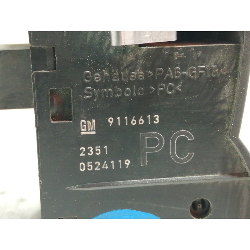 Recambio de mando luces para opel corsa c club referencia OEM IAM 9116613 0524119 