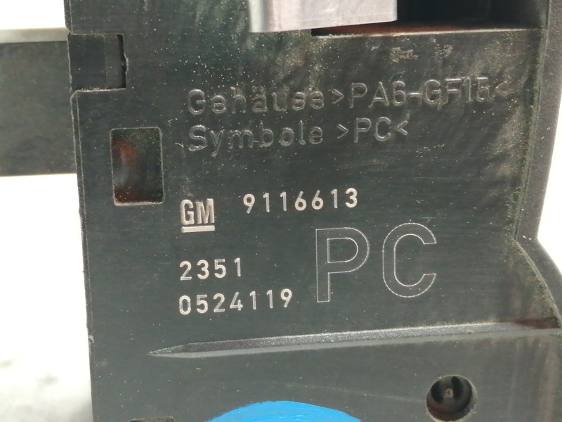 Recambio de mando luces para opel corsa c club referencia OEM IAM 9116613 0524119 