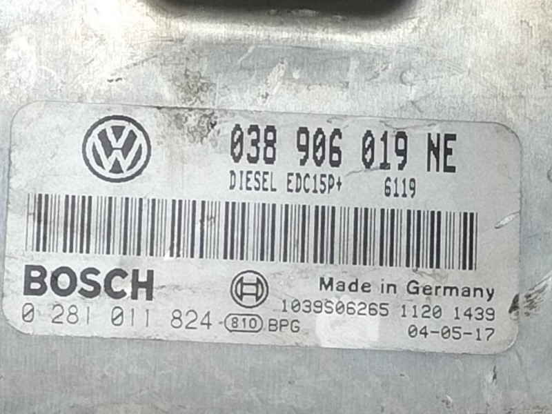 Recambio de centralita motor uce para seat ibiza (6l1) sport referencia OEM IAM 038906019NE  