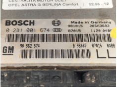 Recambio de centralita motor uce para opel astra g berlina comfort referencia OEM IAM 90562574 0281001674  2