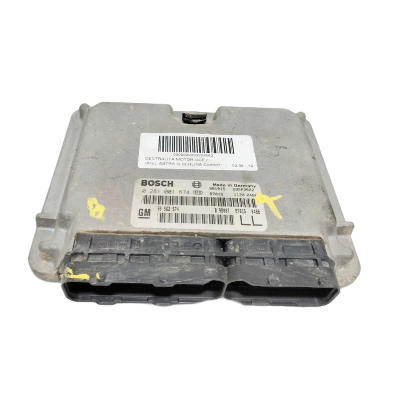 Recambio de centralita motor uce para opel astra g berlina comfort referencia OEM IAM 90562574 0281001674 