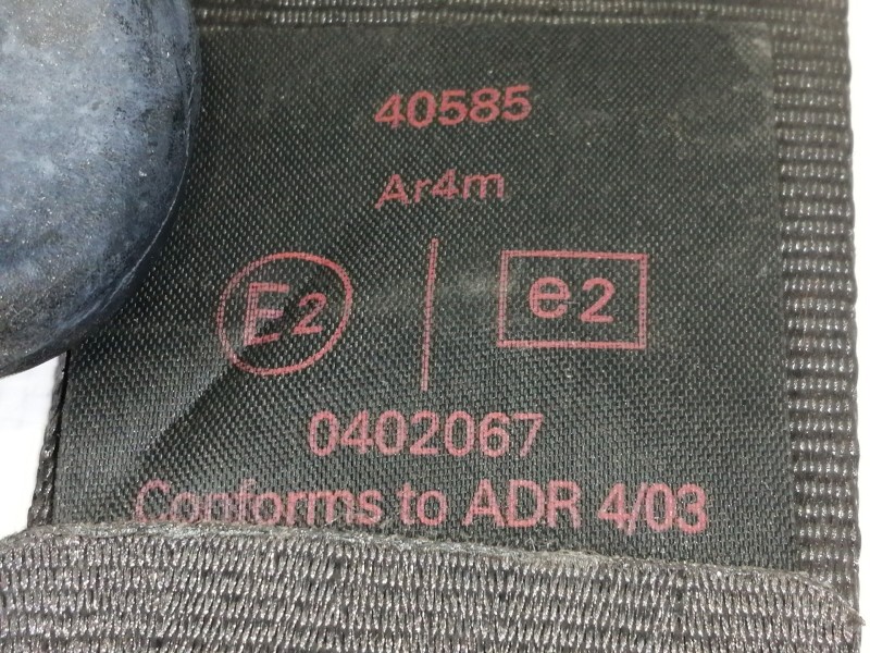 Recambio de cinturon seguridad trasero izquierdo para citroën c2 sx referencia OEM IAM 0402067  