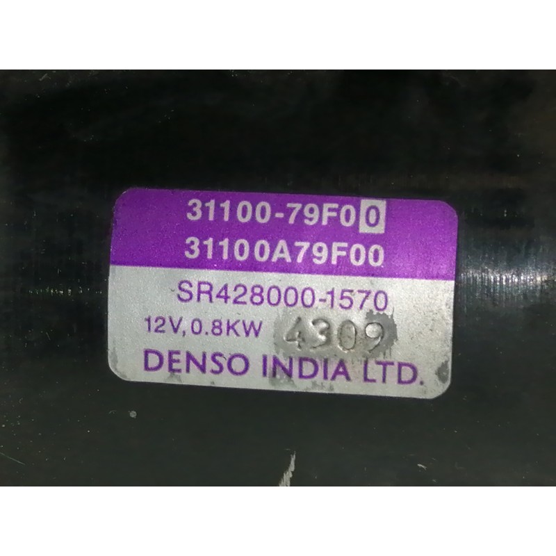 Recambio de motor arranque para suzuki alto rf 410 (ff) básico referencia OEM IAM 31100A79F0  