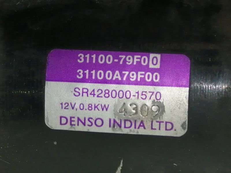 Recambio de motor arranque para suzuki alto rf 410 (ff) básico referencia OEM IAM 31100A79F0  