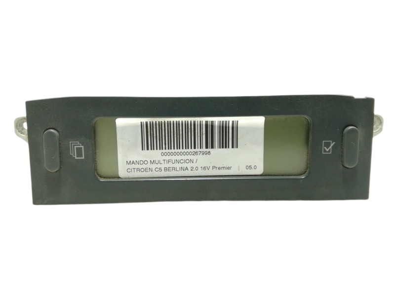 Recambio de mando multifuncion para citroën c5 berlina 2.0 16v premier referencia OEM IAM 9644422477E02 9644422477 