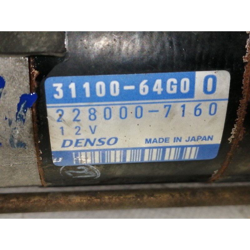 Recambio de motor arranque para suzuki baleno berlina sy (eg) 1.6 glx (4-ptas.) referencia OEM IAM 3110064G0  