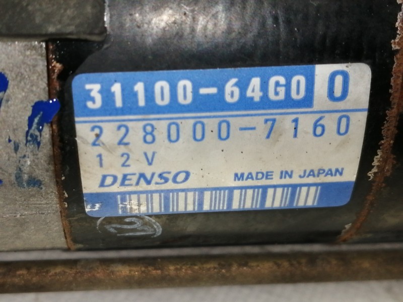 Recambio de motor arranque para suzuki baleno berlina sy (eg) 1.6 glx (4-ptas.) referencia OEM IAM 3110064G0  