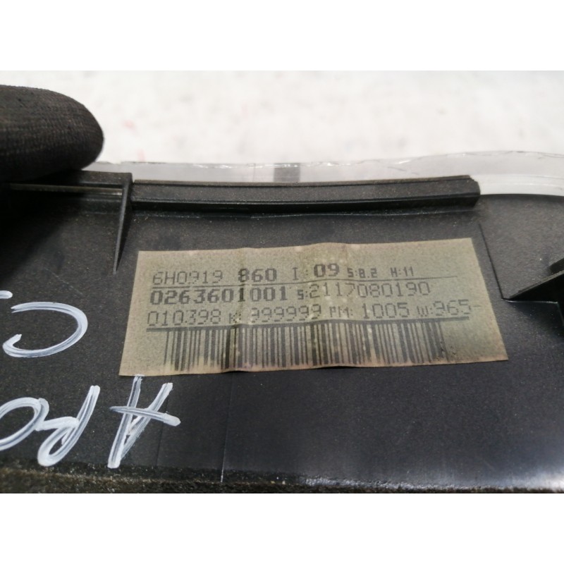 Recambio de cuadro instrumentos para seat arosa (6h1) street referencia OEM IAM 6H0919860I 5392326600 0263601001 5411006900 