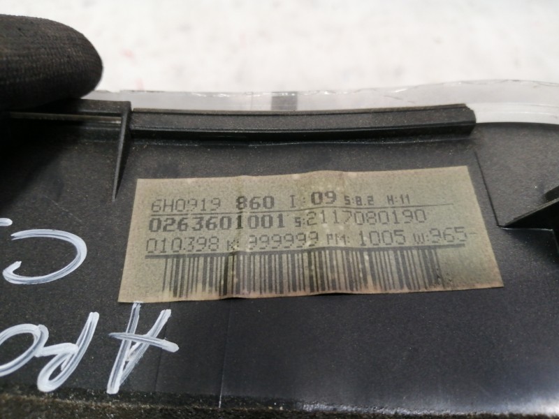 Recambio de cuadro instrumentos para seat arosa (6h1) street referencia OEM IAM 6H0919860I 5392326600 0263601001 5411006900 