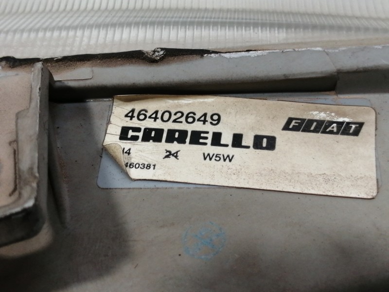 Recambio de faro derecho para fiat punto berl. (176) 55 el 6 speed referencia OEM IAM 46402649  