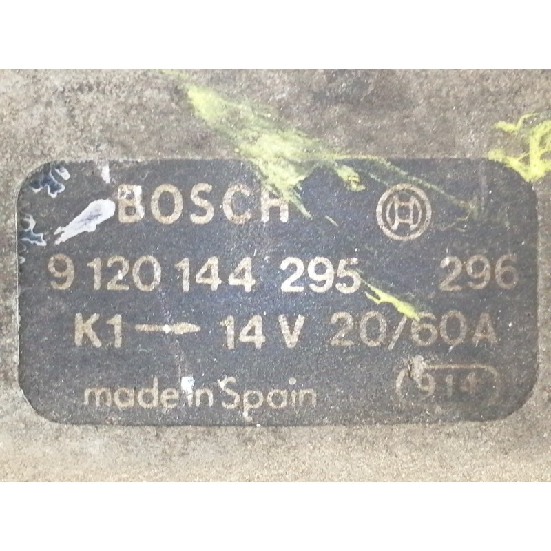 Recambio de alternador para renault 11 gtd referencia OEM IAM 9120144295 9120144295 9191337306