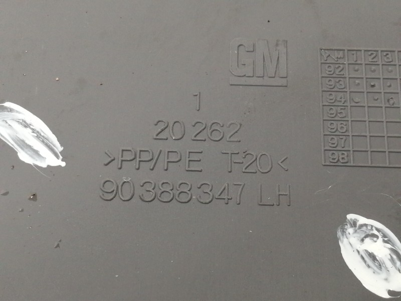 Recambio de mando elevalunas delantero izquierdo para opel corsa b swing referencia OEM IAM 90388347LH  