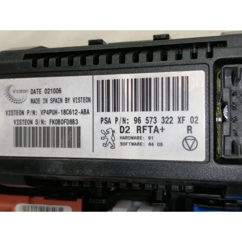 Recambio de mando calefaccion / aire acondicionado para peugeot 407 confort referencia OEM IAM 96573322XF  