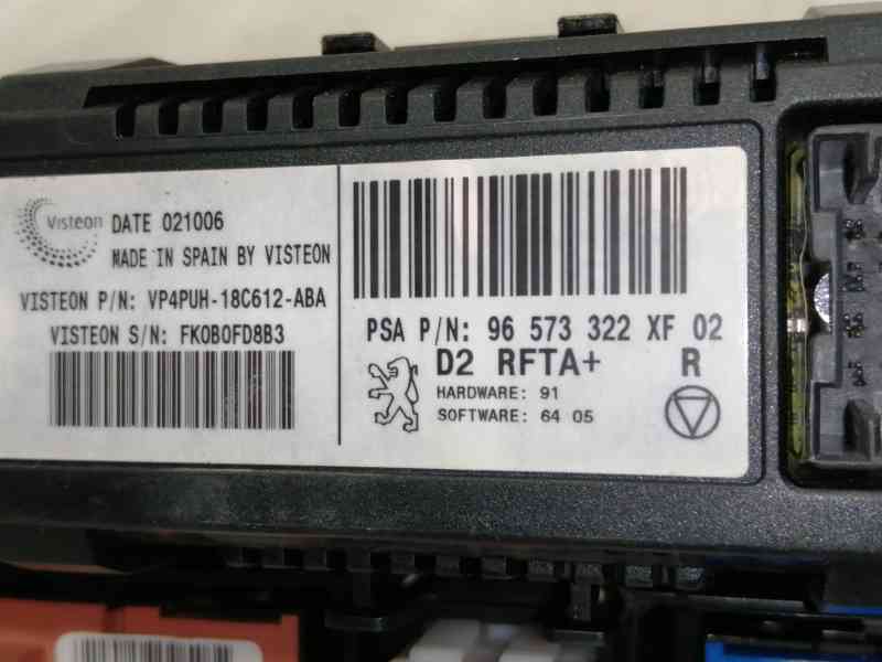 Recambio de mando calefaccion / aire acondicionado para peugeot 407 confort referencia OEM IAM 96573322XF  