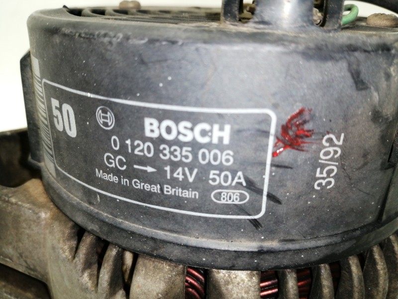 Recambio de alternador para citroën zx 1.4 / 1.4i reflex referencia OEM IAM 0120335006  