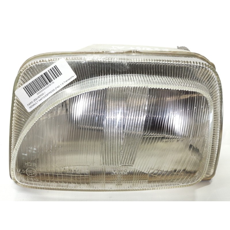 Recambio de faro izquierdo para renault rapid/express (f40) 1.3 transporte / t 54 (f406) referencia OEM IAM 07Q396  