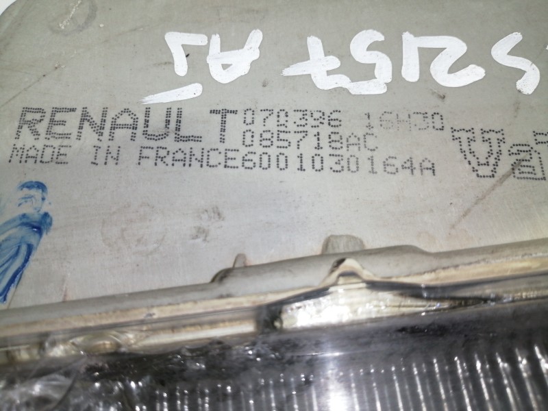 Recambio de faro izquierdo para renault rapid/express (f40) 1.3 transporte / t 54 (f406) referencia OEM IAM 07Q396  