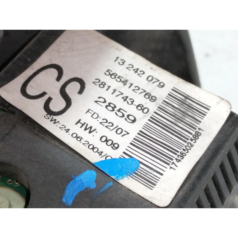 Recambio de pantalla multifuncion para opel combo (corsa c) tour cosmo referencia OEM IAM 13242079 281174360 565412769