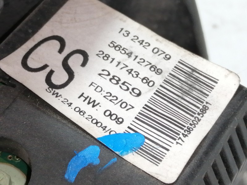 Recambio de pantalla multifuncion para opel combo (corsa c) tour cosmo referencia OEM IAM 13242079 281174360 565412769