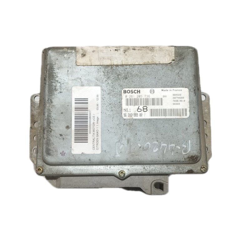 Recambio de centralita motor uce para citroën saxo 1.1 image referencia OEM IAM 0261203736  