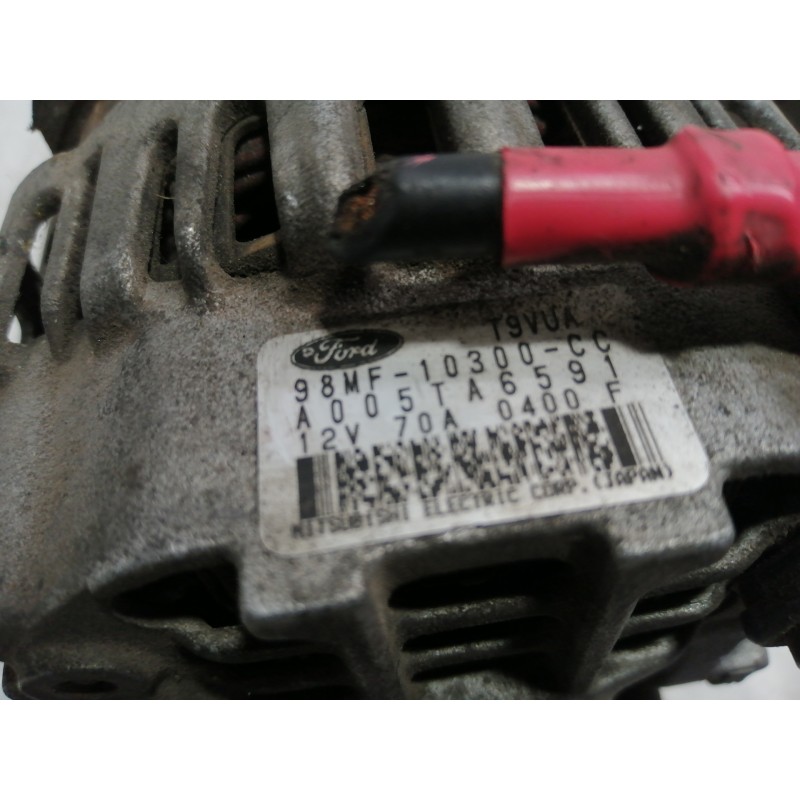 Recambio de alternador para ford fiesta berlina (dx) ambiente referencia OEM IAM 98MF10300CC A005TA6591 12V 70A 