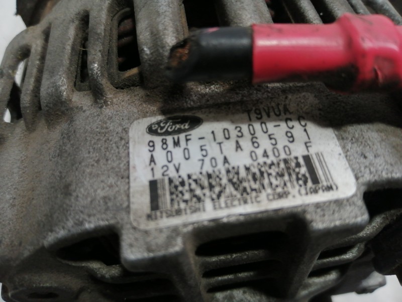 Recambio de alternador para ford fiesta berlina (dx) ambiente referencia OEM IAM 98MF10300CC A005TA6591 12V 70A 