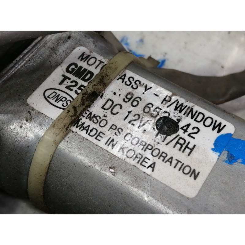 Recambio de elevalunas delantero derecho para chevrolet aveo ls referencia OEM IAM 96652142 1060407 