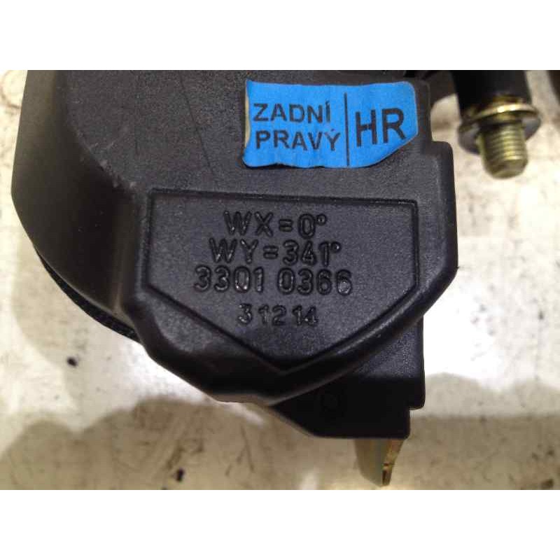 Recambio de cinturon seguridad trasero izquierdo para skoda fabia (6y2/6y3) referencia OEM IAM  33010366 