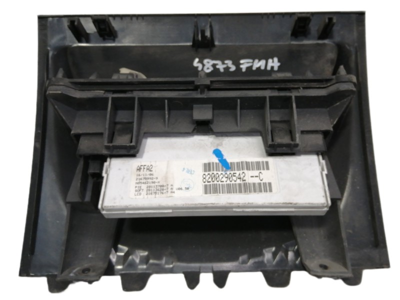 Recambio de pantalla multifuncion para renault megane ii berlina 3p 1.5 dci diesel referencia OEM IAM 8200290542C 216759929 