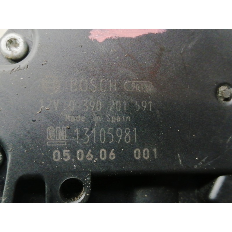 Recambio de motor limpia trasero para opel astra gtc sport referencia OEM IAM 0390201591 13105981 