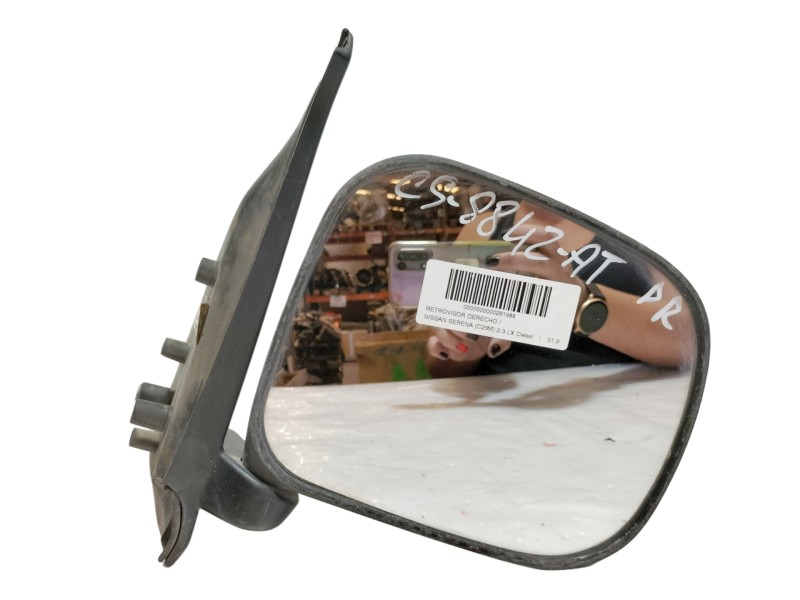 Recambio de retrovisor derecho para nissan serena (c23m) 2.3 lx diesel referencia OEM IAM 963017C976  