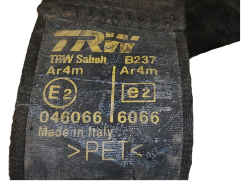 Recambio de cinturon seguridad delantero izquierdo para peugeot boxer combi (rs3200)(320)(´02) estándar 1400 td referencia OEM I