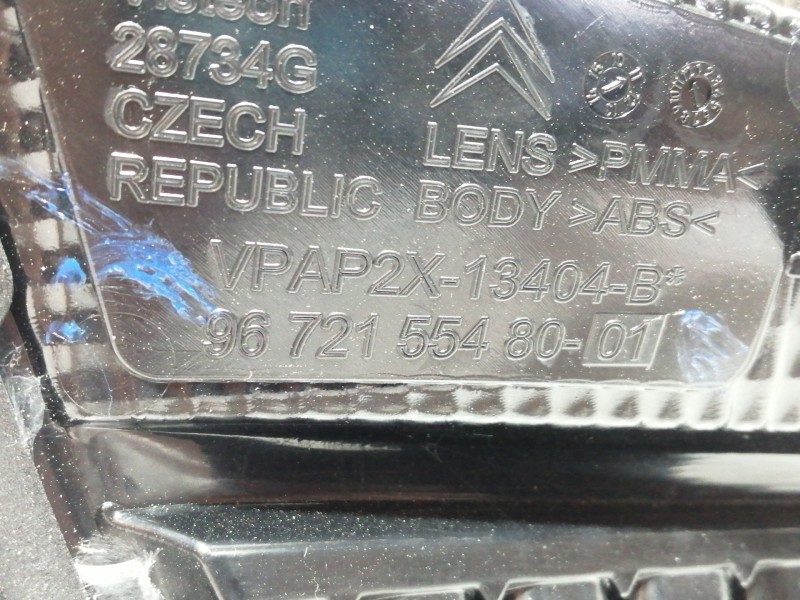 Recambio de piloto trasero derecho interior para citroën c4 lim. collection referencia OEM IAM 9672155480  