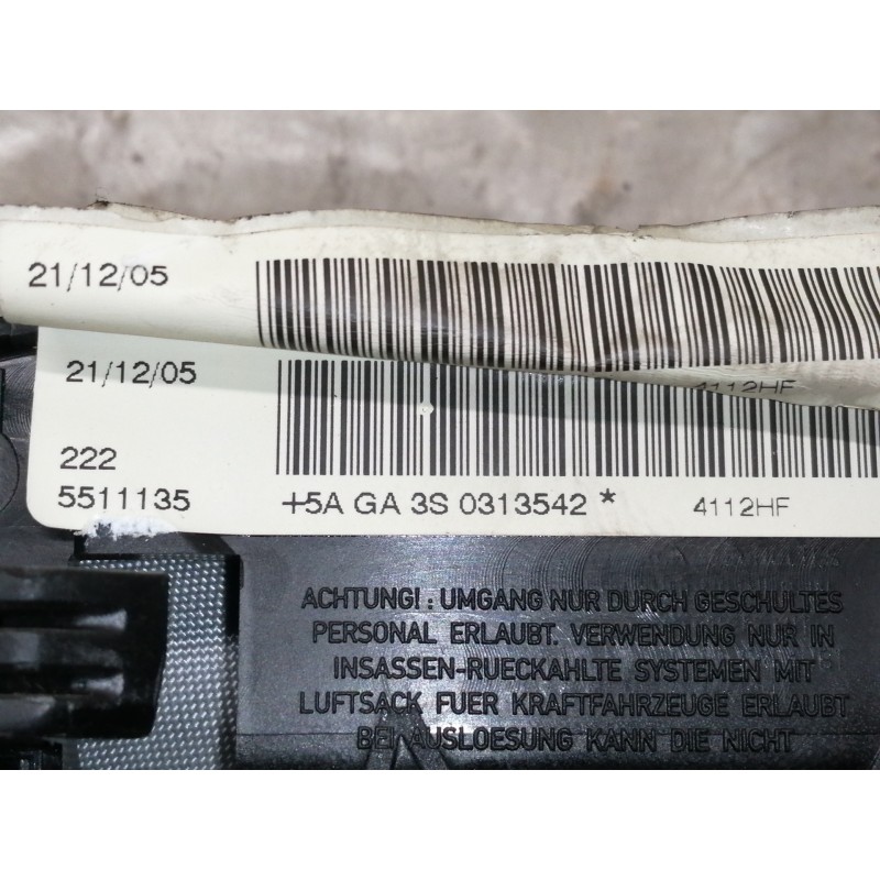 Recambio de airbag delantero izquierdo para citroën c4 berlina vtr plus referencia OEM IAM 6027986 GA3S0313542 