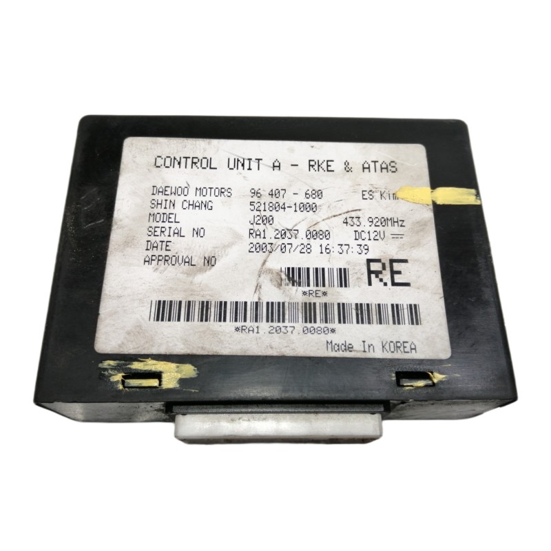 Recambio de centralita check control para daewoo nubira berlina 1.6 cat referencia OEM IAM 96407680 5218041000 