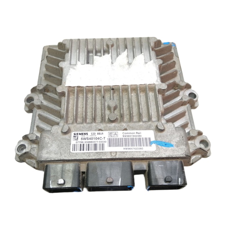 Recambio de centralita motor uce para peugeot 307 (s1) xr clim referencia OEM IAM 5WS40104CT SW9651942480 HW9647423380