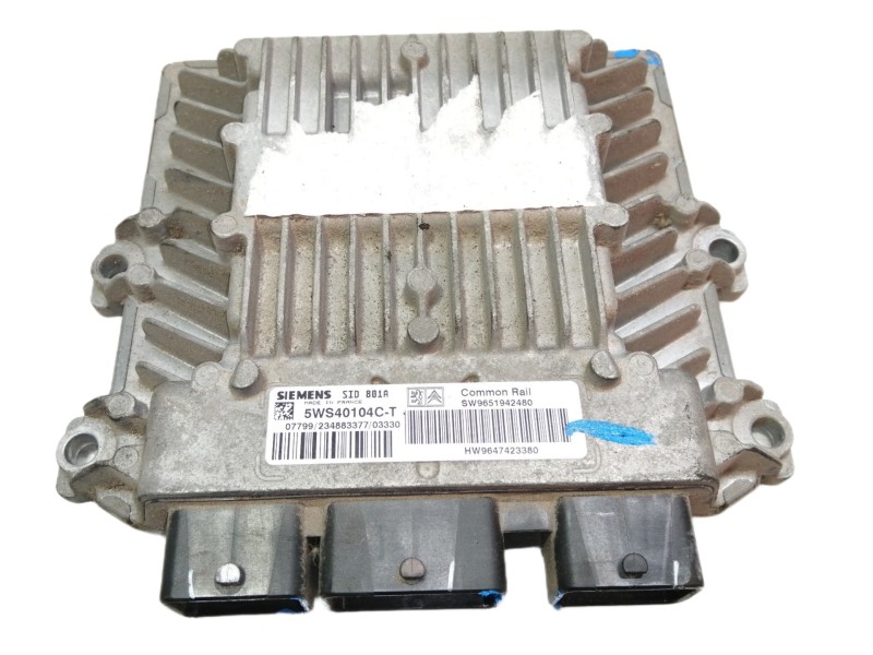 Recambio de centralita motor uce para peugeot 307 (s1) xr clim referencia OEM IAM 5WS40104CT SW9651942480 HW9647423380