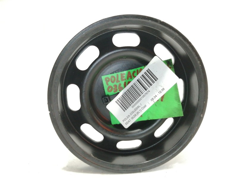 Recambio de polea cigueñal para seat ibiza (6l1) cool referencia OEM IAM 036105255C  