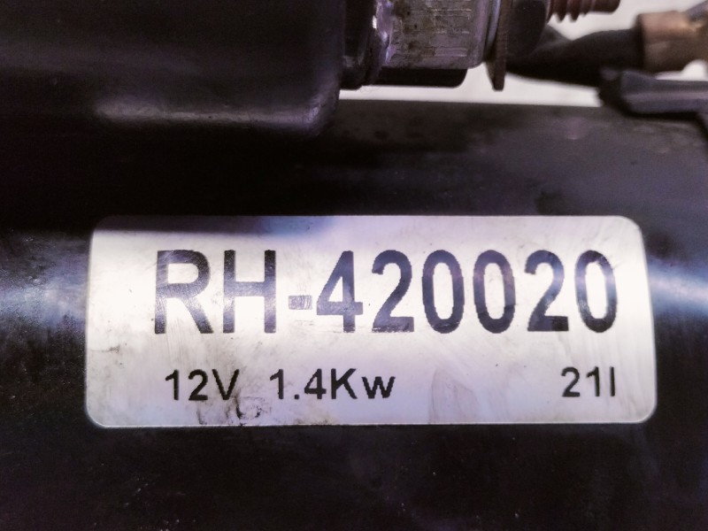 Recambio de motor arranque para peugeot bipper tepee basis referencia OEM IAM RH420020 5802Y4 