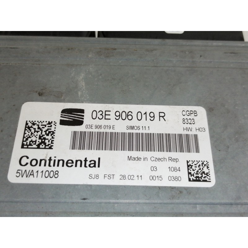 Recambio de centralita motor uce para seat ibiza (6j5) emoción referencia OEM IAM 03E906019R  
