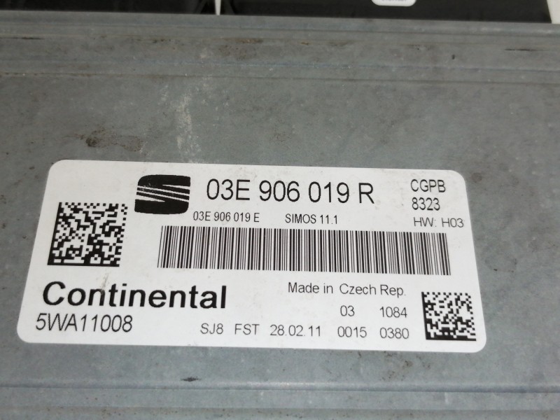 Recambio de centralita motor uce para seat ibiza (6j5) emoción referencia OEM IAM 03E906019R  