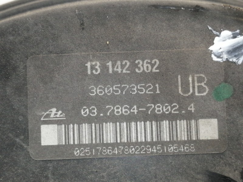 Recambio de servofreno para opel astra gtc sport referencia OEM IAM 13142362  