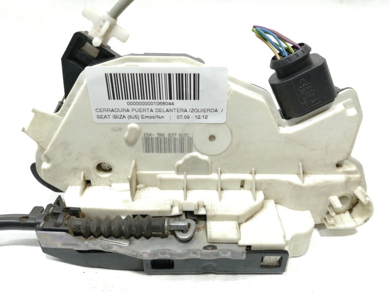 Recambio de cerradura puerta delantera izquierda para seat ibiza (6j5) emoción referencia OEM IAM 15A5N1837015C  