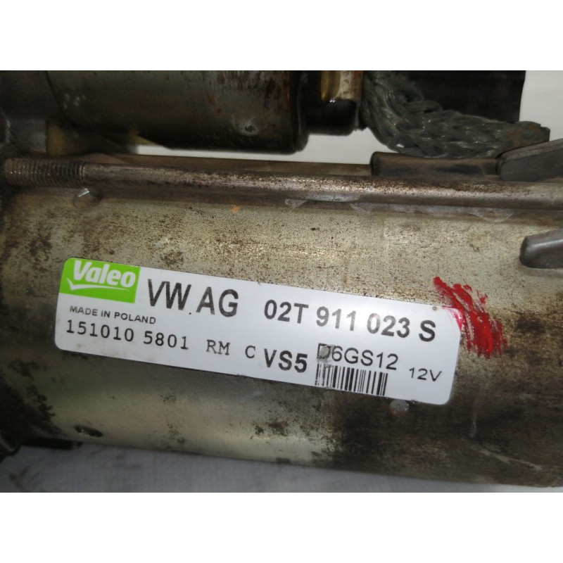 Recambio de motor arranque para seat ibiza (6j5) emoción referencia OEM IAM 02T911023S  