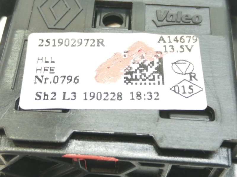 Recambio de mando luces para renault megane iv berlina 5p limited referencia OEM IAM 251902972R  