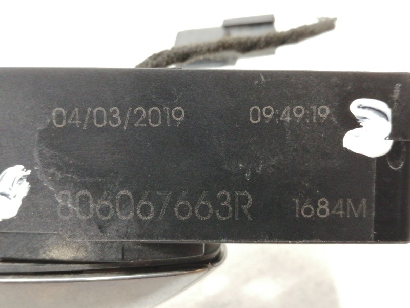 Recambio de maneta exterior trasera derecha para renault megane iv berlina 5p limited referencia OEM IAM 806067663R  